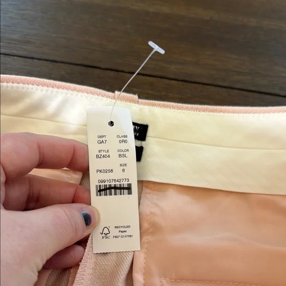 J. Crew Carolina flare pant in stretch linen blend Size 6 - Picture 13 of 14